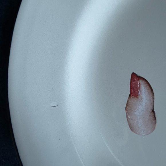 Rare Seletti Enamel ToiletPaper Plate with Finger Design - Picture 5 of 7